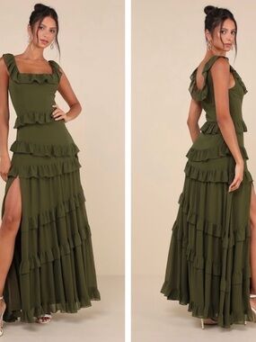 sachin and babi light blue dress Lulus | Dresses | Garden Bliss Emerald Green Cutout Maxi Dress main image 0